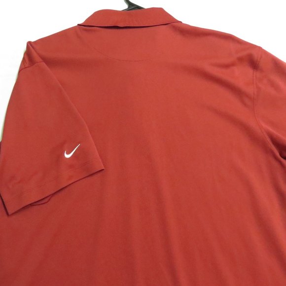 Sz M-XL Alabama Crimson Tide Nike Dri-Fit #42V Golf Polo - Picture 5 of 7